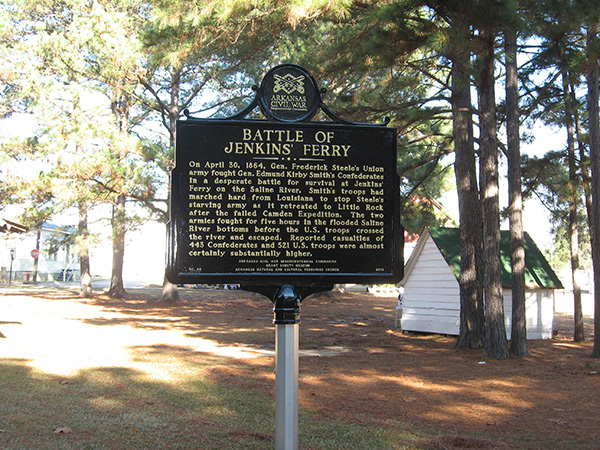 Grant County Museum Battle of Jenkins Ferry Sign