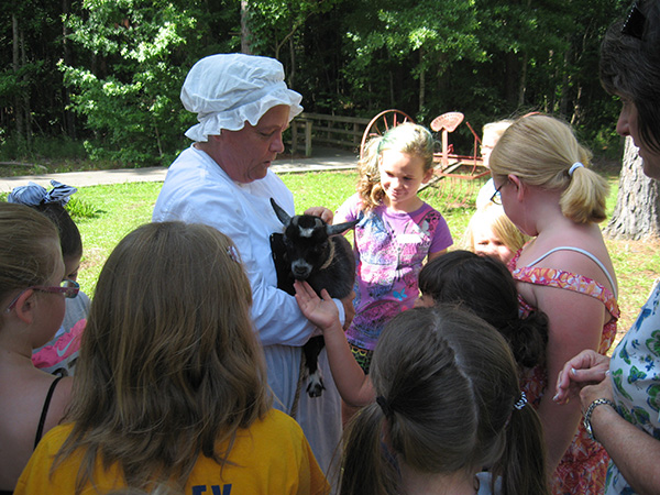 Grant County Museum - Showing off a Little Lamb